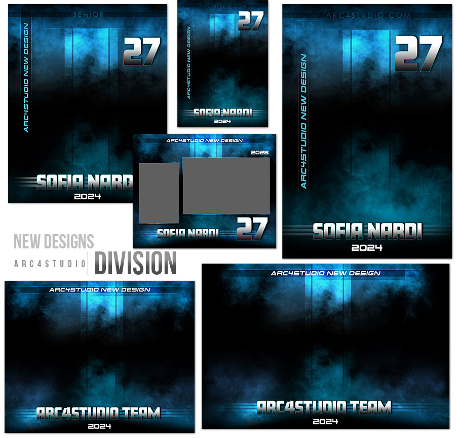 Athlete Insights Sports Photoshop Templates