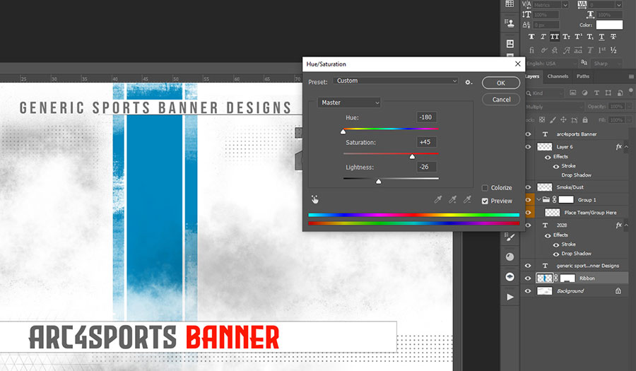 Sports Photoshop Banners Templates