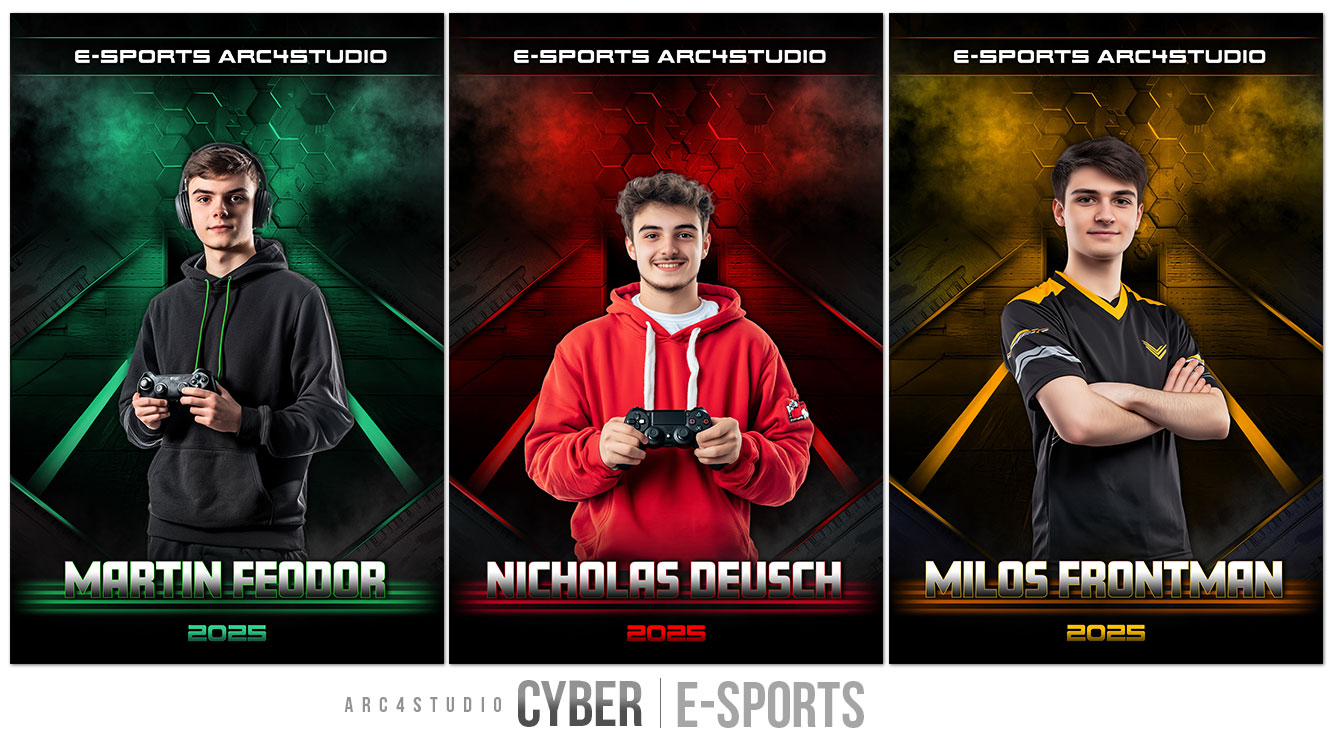 e-Sports Photoshop Templates