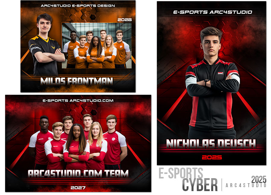 e-Sports Photoshop Templates