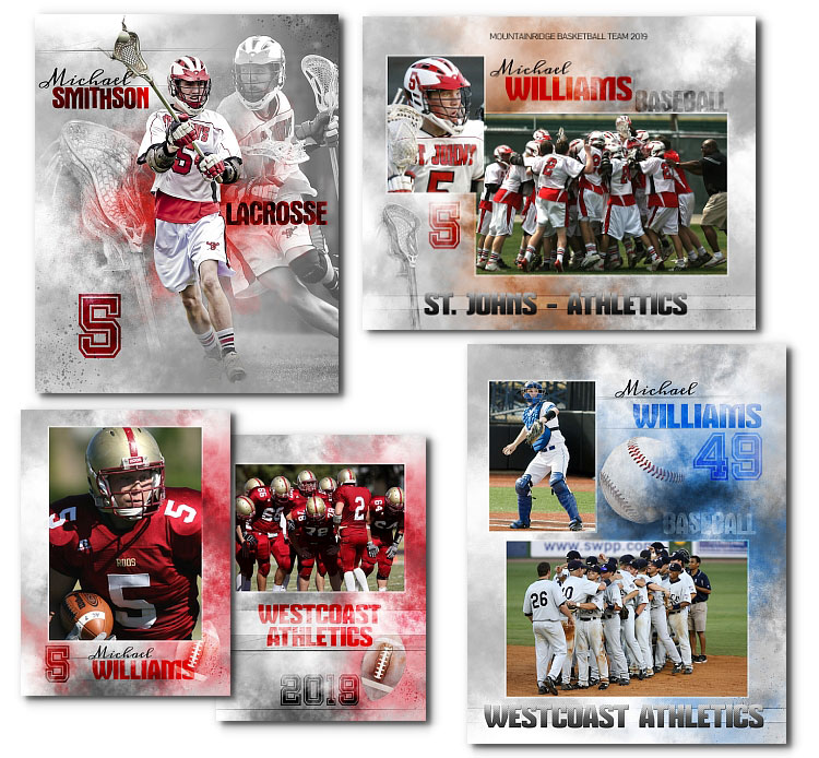 Sports Templates collages