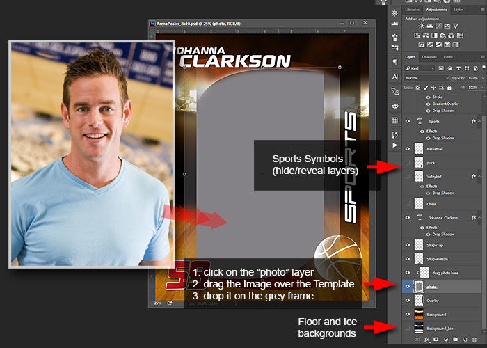 Sports Photoshop Templates